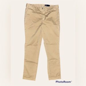 Gap Mission Tan Girlfriend Khakis Size 2